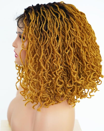 Faux Locs Crochet Synthetic Hair wig- ombre 1B/30- pay 1 get 2