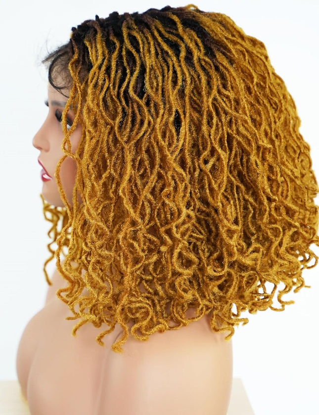 Faux Locs Crochet Synthetic Hair wig- ombre 1B/30- pay 1 get 2