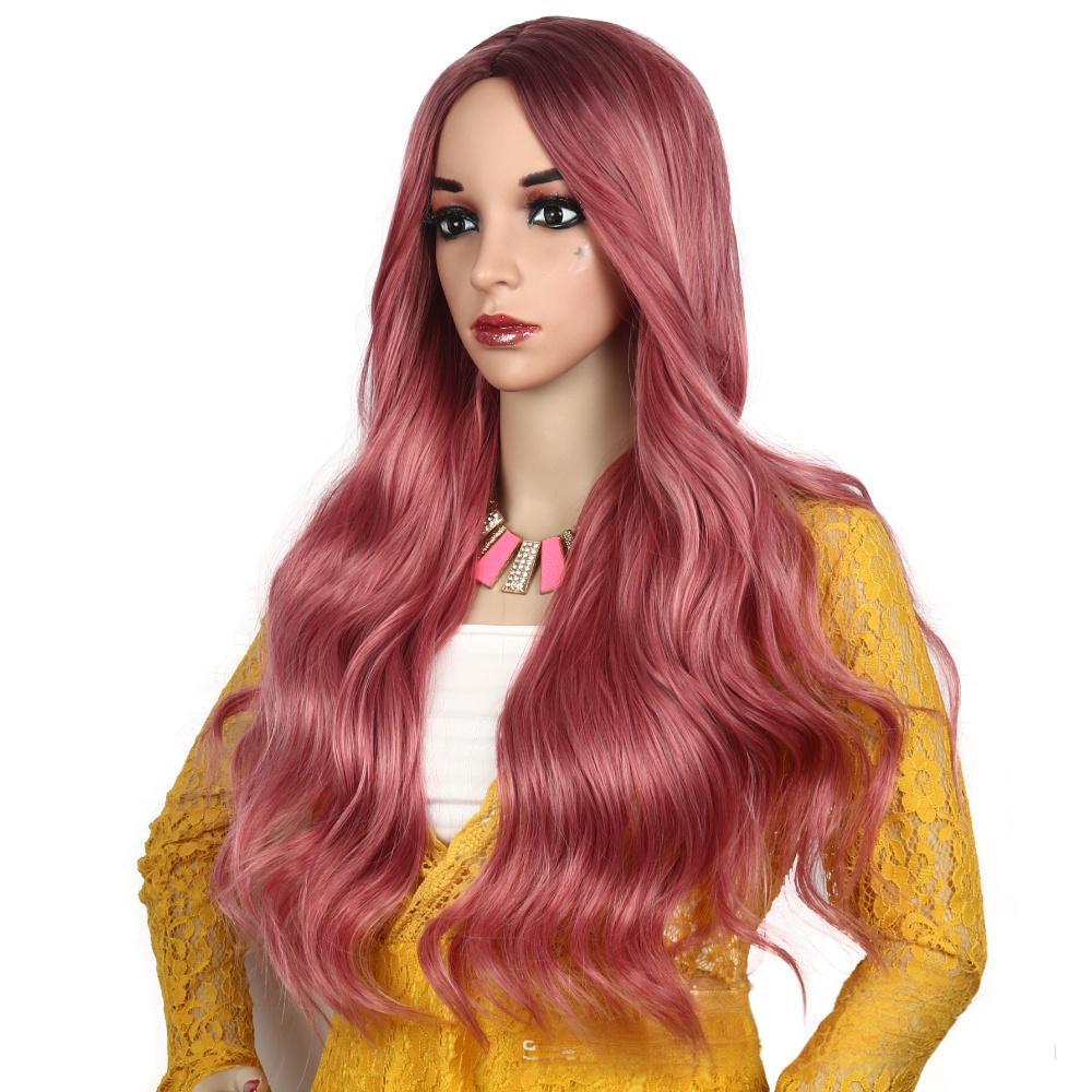 Fiber wig, gradient big waves