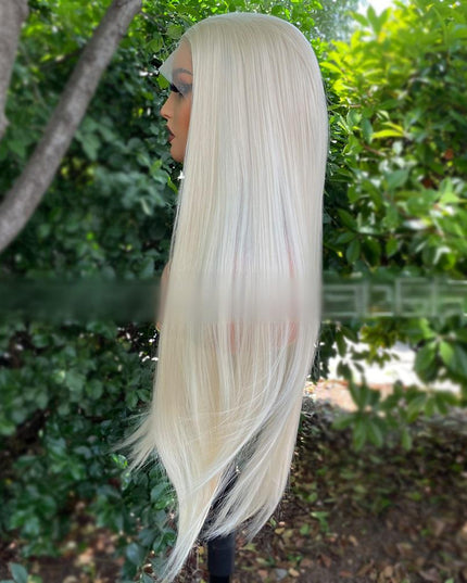 Synthetic lace frontal color wig---13*4---Champagne Milk blonde color--- pay 1 get 2