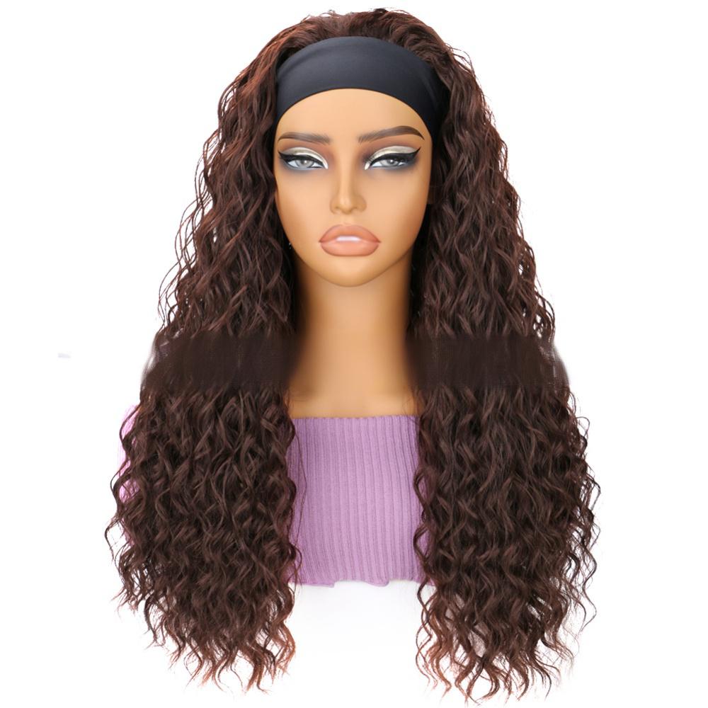 deep headband wig ice ribbon big wave corn perm fiber headband-4