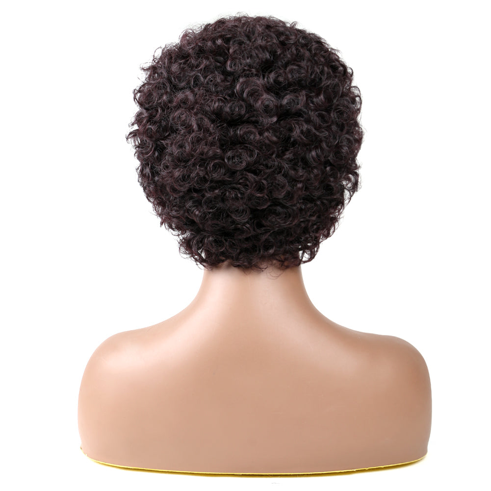 Synthetic Hair Wig Wool Roll -brown