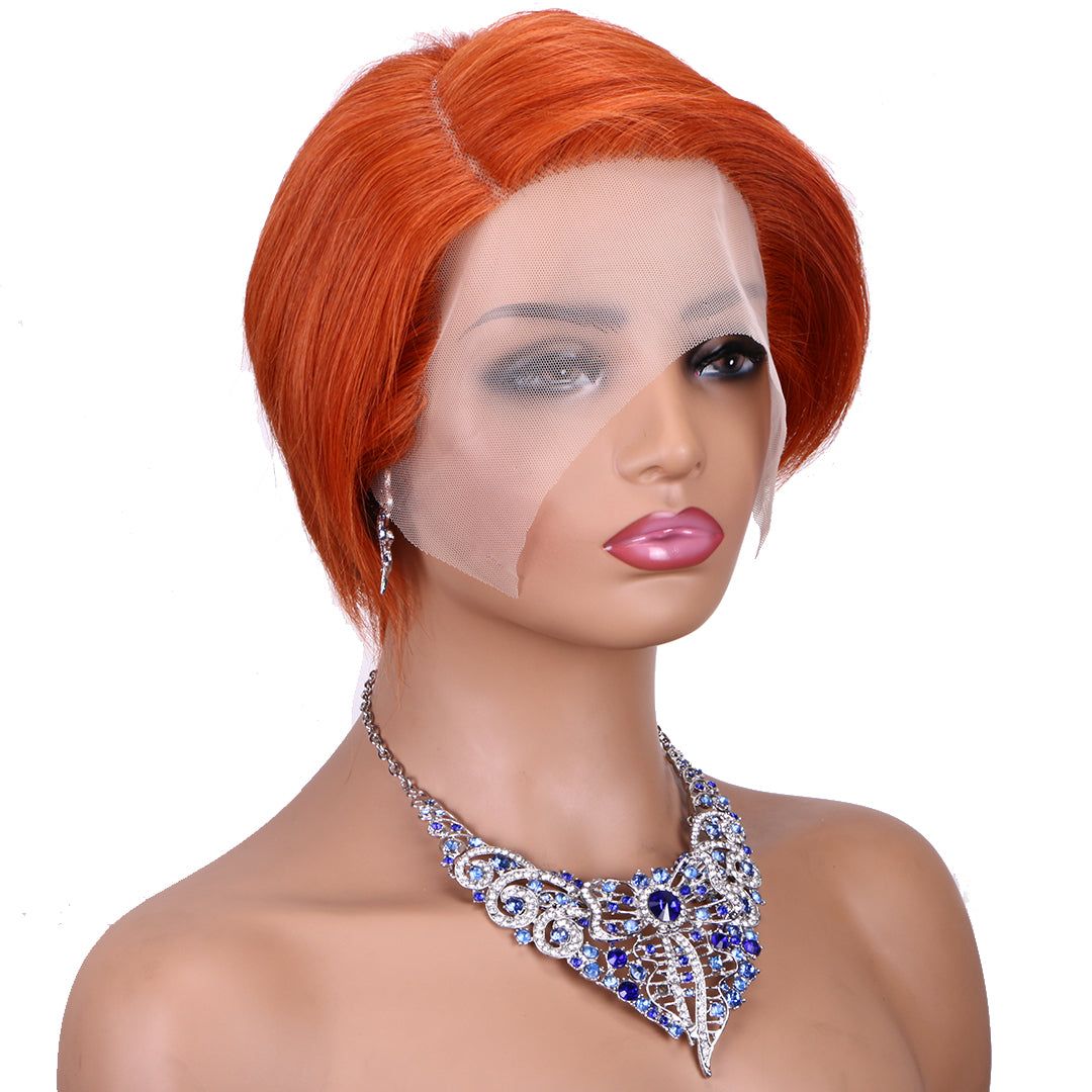 Pixie Cut Wig 13*4*1 lace part --9164-350#--RMB 120--100g