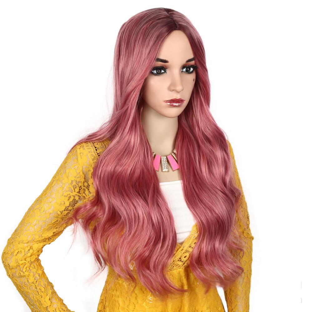 Fiber wig, gradient big waves