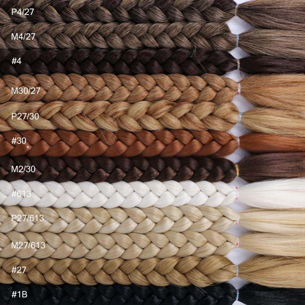 Fiber Hair Boxing Long Braid Ponytail- color 30