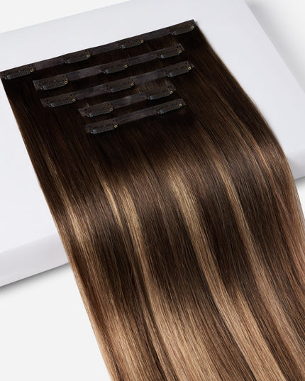 remy clip hair extensions- #141
