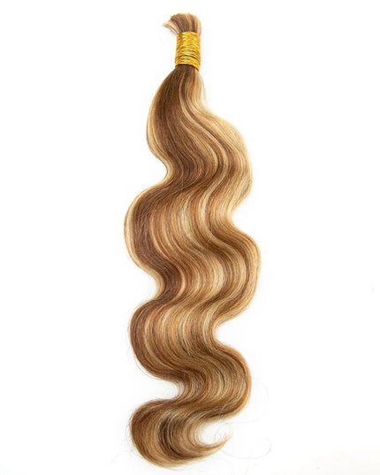 body wave P30/613 color 15A human hair bulk for braiding