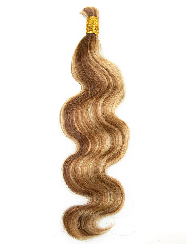 body wave P30/613 color 15A human hair bulk for braiding