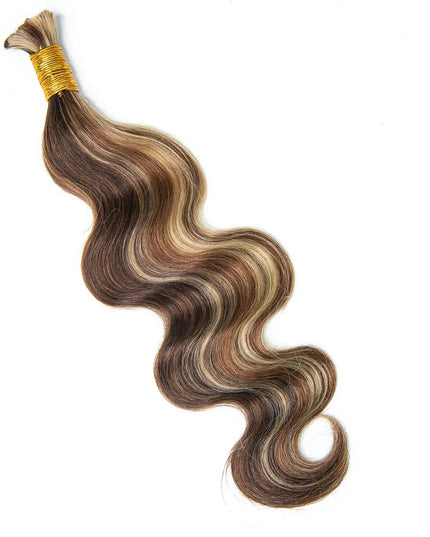 body wave P4/30/613 color 15A human hair bulk for braiding