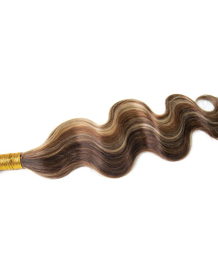 body wave P4/30/613 color 15A human hair bulk for braiding