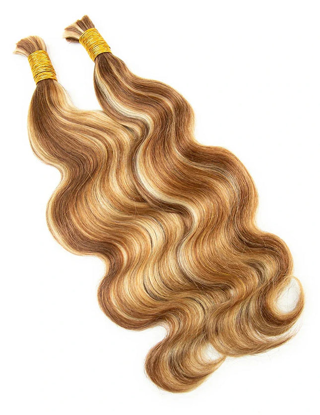 body wave P30/613 color 15A human hair bulk for braiding