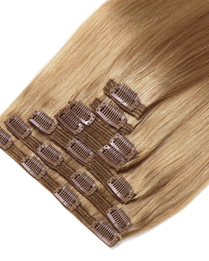remy clip hair extensions-#966