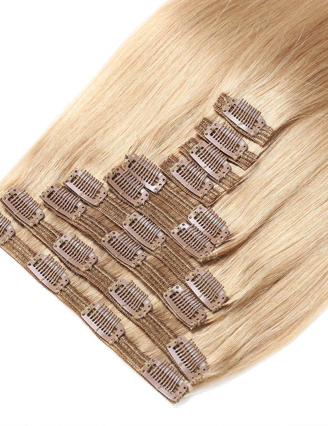 remy clip hair extensions- #908