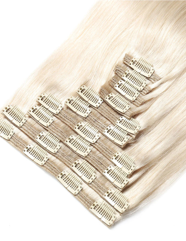 remy clip hair extensions----#66