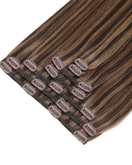 remy clip hair extensions- #9089