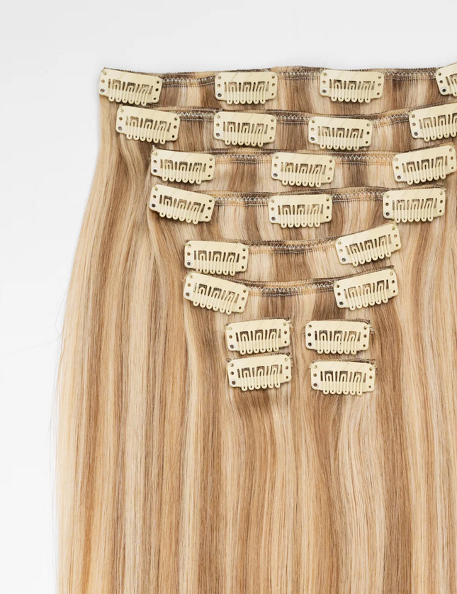 remy clip hair extensions-P18/60 color