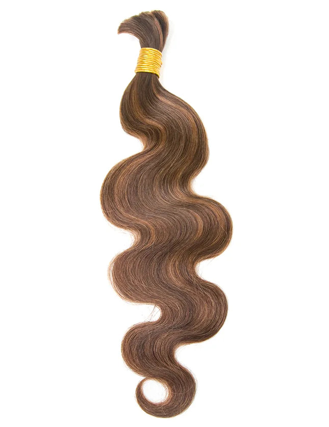 Body wave P4/30 color 15A human hair bulk for braiding