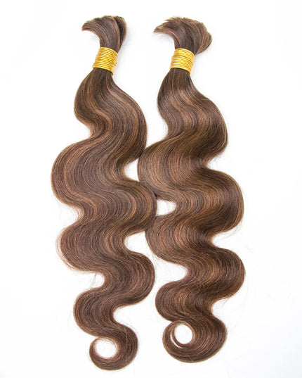 Body wave P4/30 color 15A human hair bulk for braiding