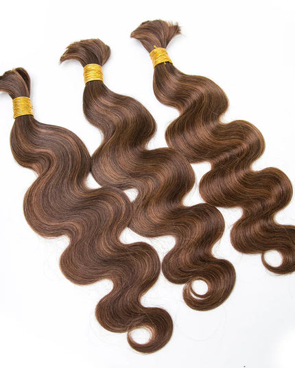 Body wave P4/30 color 15A human hair bulk for braiding