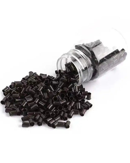 Flared Copper Tubes Beads Locks Micro Rings for I Stick Tip Human Hair Extensions