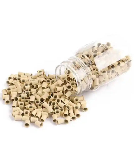 Flared Copper Tubes Beads Locks Micro Rings for I Stick Tip Human Hair Extensions