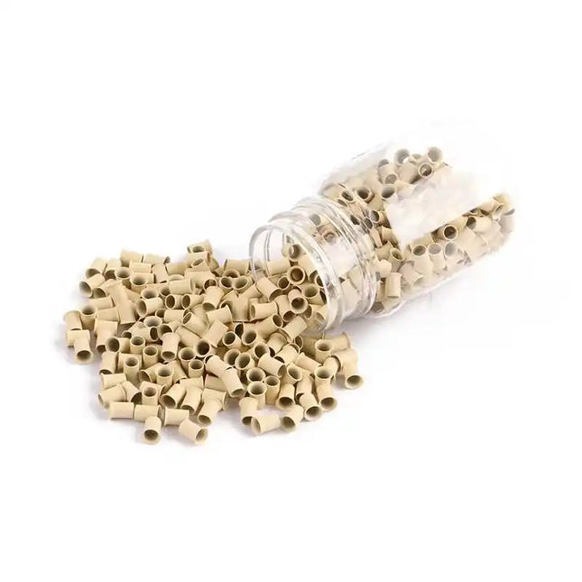 Flared Copper Tubes Beads Locks Micro Rings for I Stick Tip Human Hair Extensions