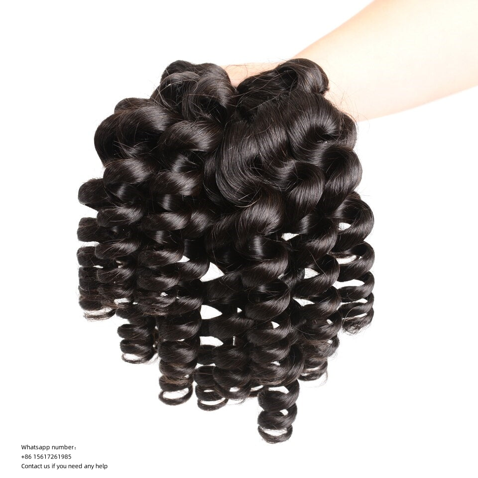 Funmi Loose Wave Premium Donor Virgin Hair Bundle Double drown 1PC