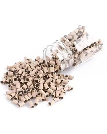 Flared Copper Tubes Beads Locks Micro Rings for I Stick Tip Human Hair Extensions