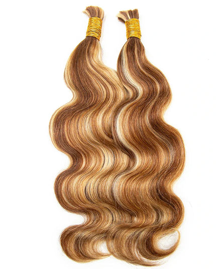 body wave P30/613 color 15A human hair bulk for braiding