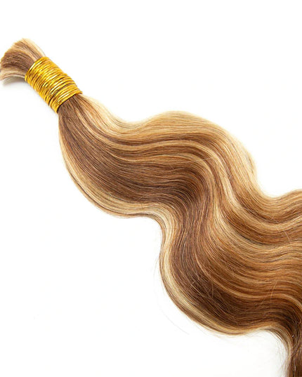 body wave P30/613 color 15A human hair bulk for braiding