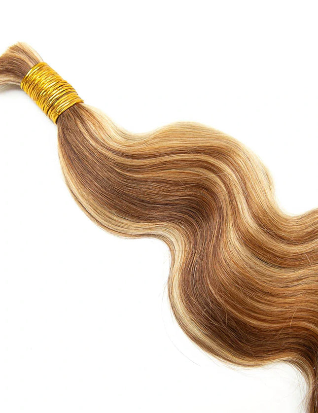 body wave P30/613 color 15A human hair bulk for braiding