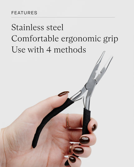 Multi Method Hair extension pliers