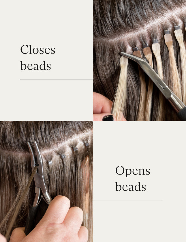 Multi Method Hair extension pliers