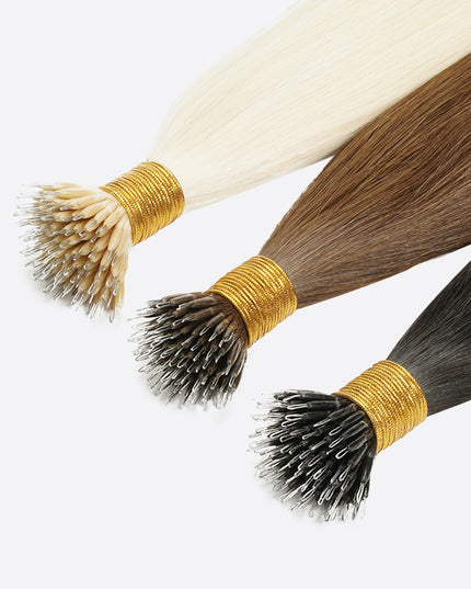 Nano ring hair extensions--- Color  5685