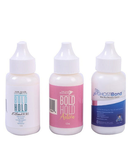 Bold Hold Active Reloaded - Strong Glue for Lace Front Wigs - Non Toxic - No Odor or Latex