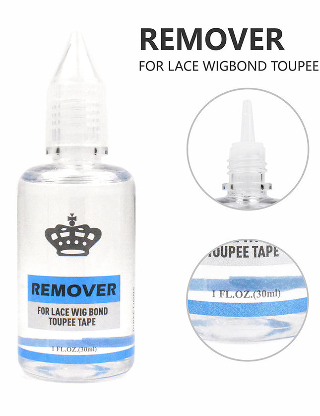 Hair tape remover hair glue remover
