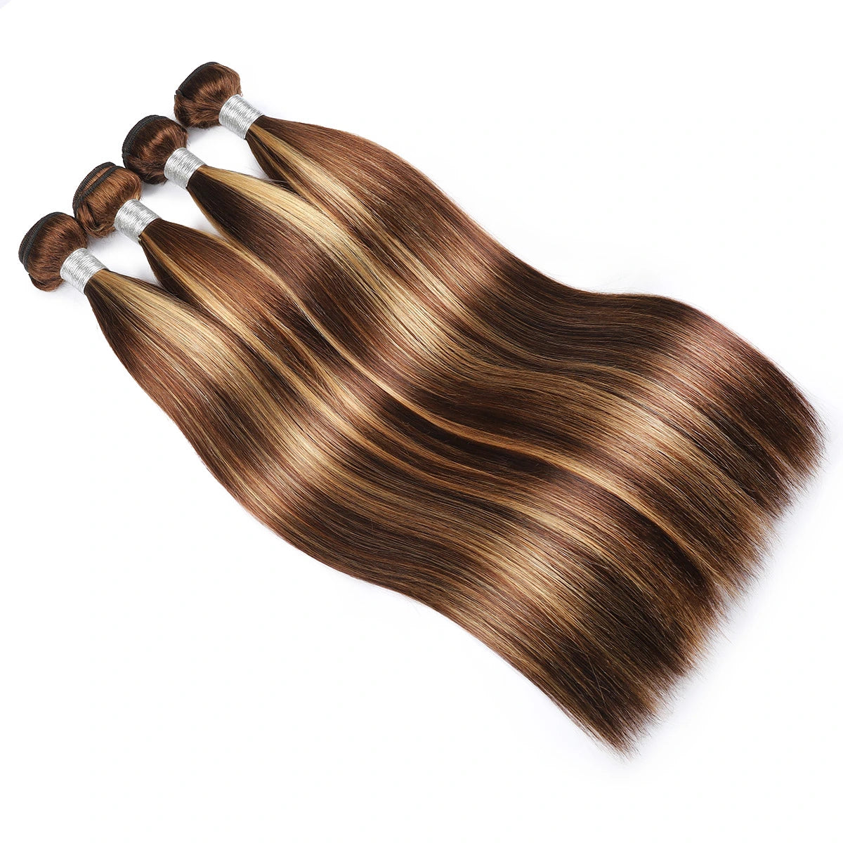 P4/27 straight 1pc virgin human hair Bundles 12A