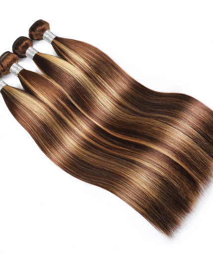 P4/27 straight 1pc virgin human hair Bundles 12A
