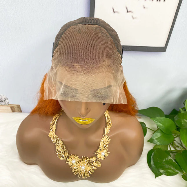 Body wave #4/350 lace Frontal 13x4，180% density Virgin Human Hair Wig 15A