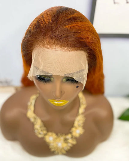 Body wave #4/350 lace Frontal 13x4，180% density Virgin Human Hair Wig 15A