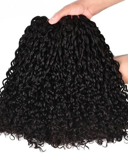 Funmi pixie curl Premium Donor Virgin Hair Bundle Double drown 1PC