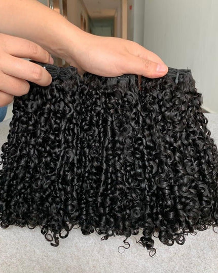 Funmi pixie curl Premium Donor Virgin Hair Bundle Double drown 1PC