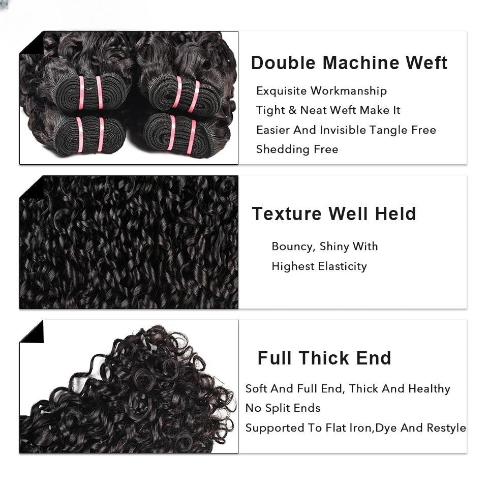 Funmi pixie curl Premium Donor Virgin Hair Bundle Double drown 1PC