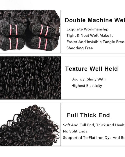 Funmi pixie curl Premium Donor Virgin Hair Bundle Double drown 1PC
