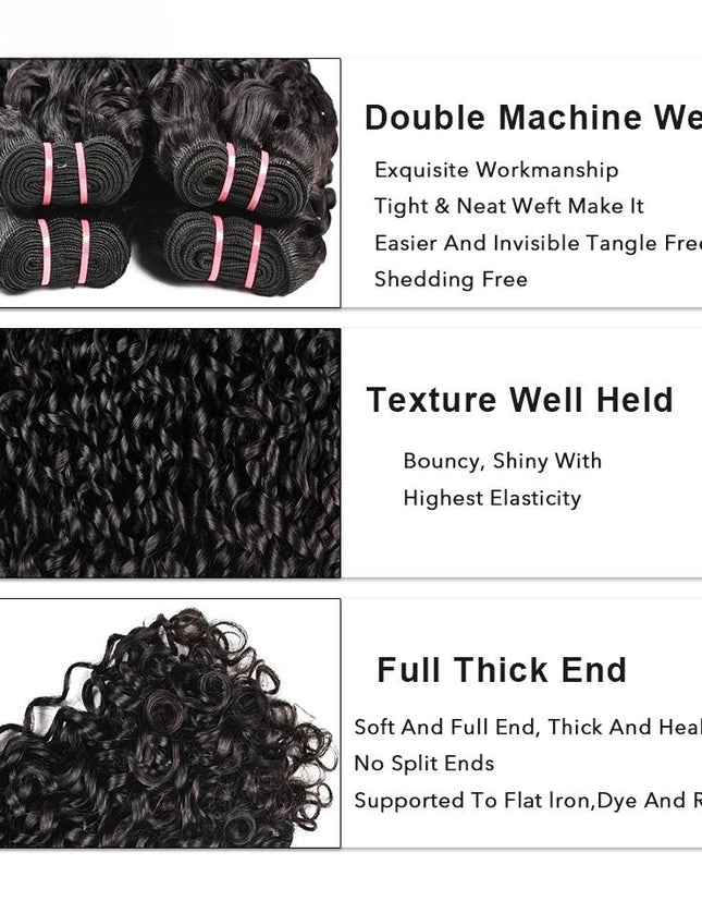 Funmi pixie curl Premium Donor Virgin Hair Bundle Double drown 1PC