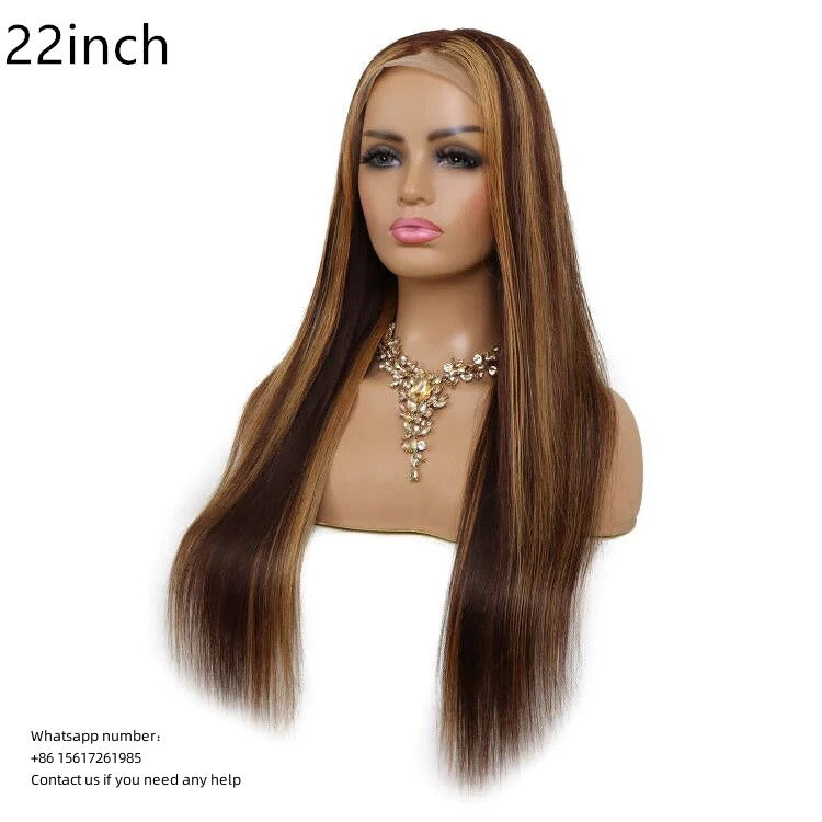 P1B/30 13x4 Transparent Lace Front 180% density Straight 100% Virgin Human Hair LACE Wig