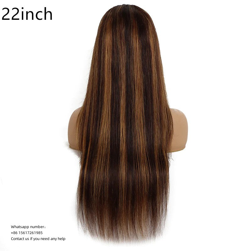 P1B/30 13x4 Transparent Lace Front 180% density Straight 100% Virgin Human Hair LACE Wig