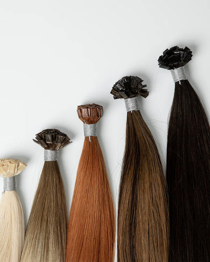 Flat tip hair extensions- 002