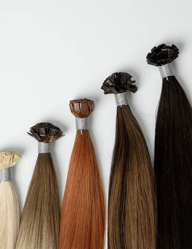 Flat tip hair extensions- 002