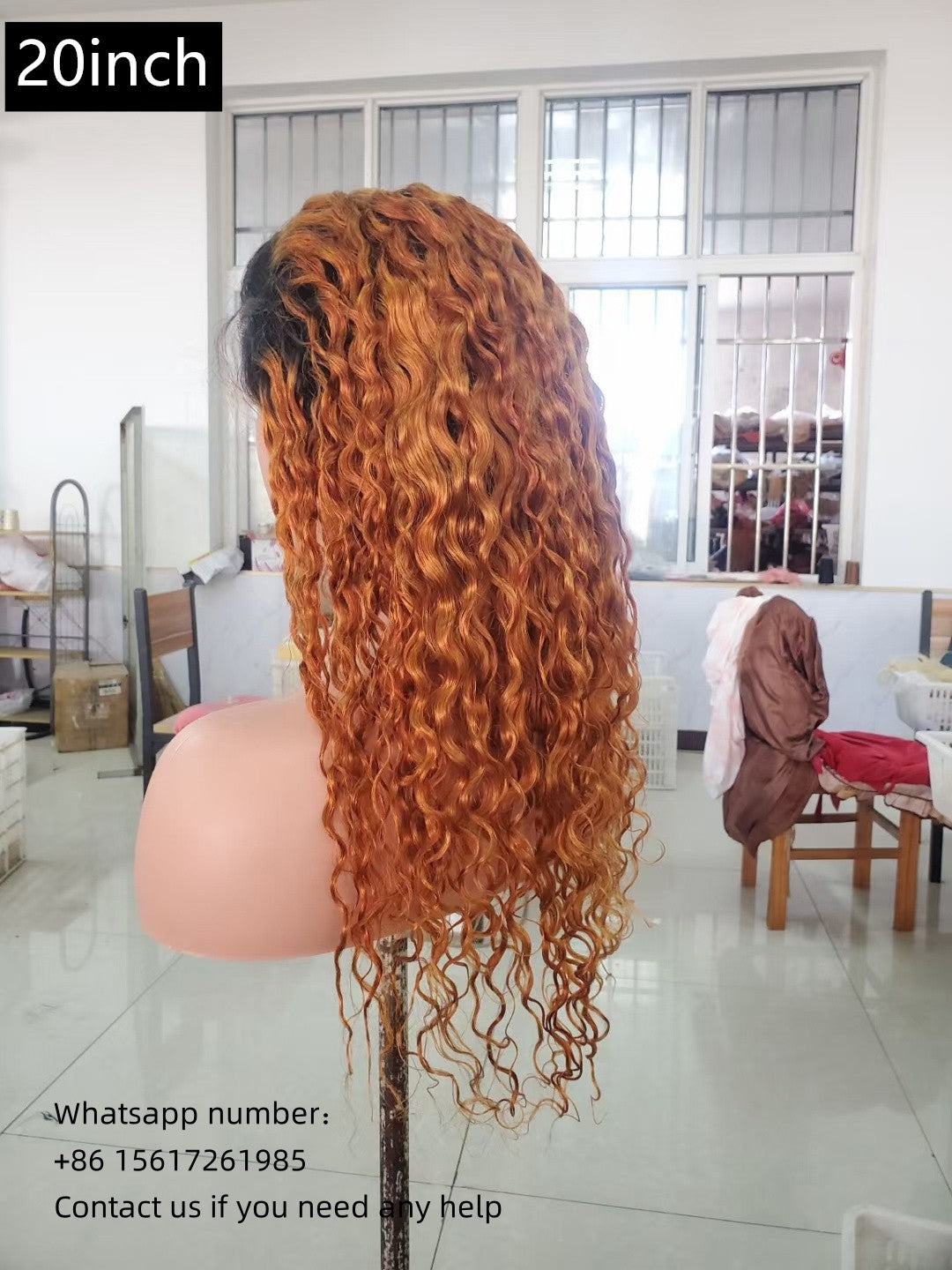 WATER WAVE ombre color 1B/350 Lace Frontal 13x4， 100% Virgin Human Hair Transparent LACE Wig 180% density